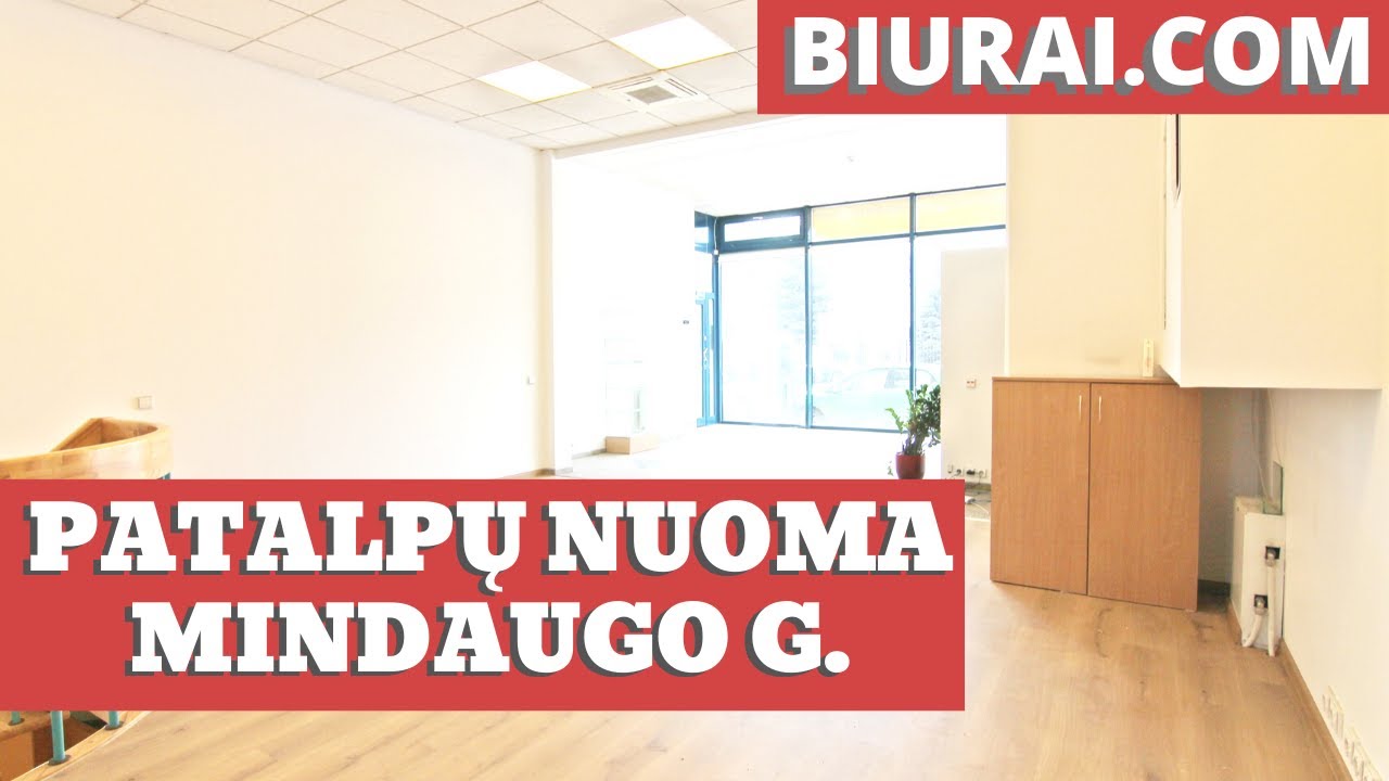 Patalpų nuoma Vilniuje Naujamiestyje Mindaugo g. 109 kv.m 1 auk&scaron;tas prie Mindaugo Maximos 360