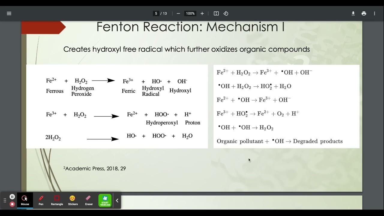 Mildred Gostling and the Fenton Reaction Robert Williams