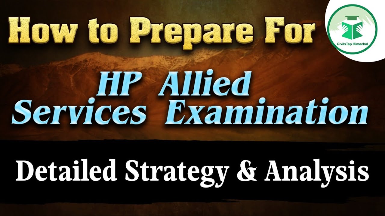 HP Allied Examination | Strategy and Analysis| By Vishal Sir