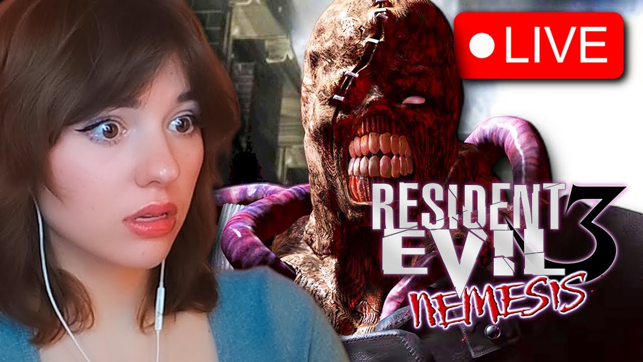The MARATHON continues with RESIDENT EVIL 3: NEMESIS! [🔴LIVE ] - (P1)