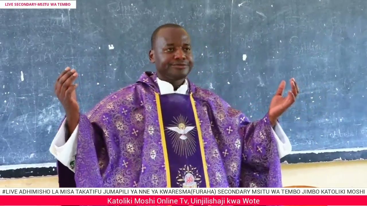 #LIVE ADHIMISHO LA MISA TAKATIFU JUMAPILI YA NNE YA KWARESMA SECONDARY