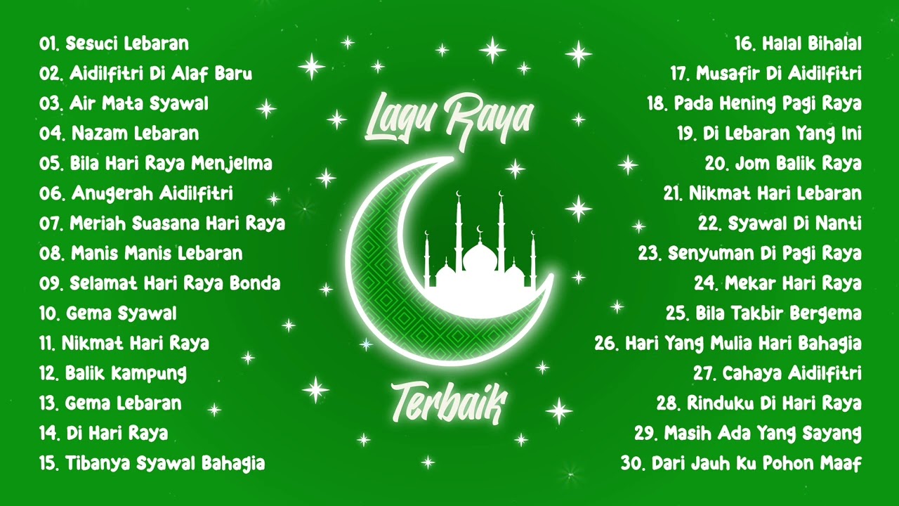 30 Lagu Raya Terbaik | Hari Raya 2025 | Raya Raya Raya