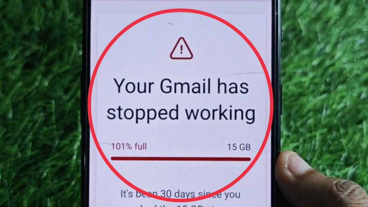 Your Gmail has stopped working ka Matlab Kya Hota Hai 