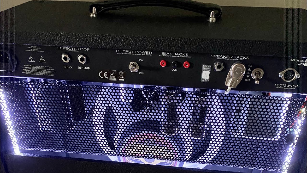 PRS Archon 50 combo high gain metal tones loaded with the WGS ET65 speaker.