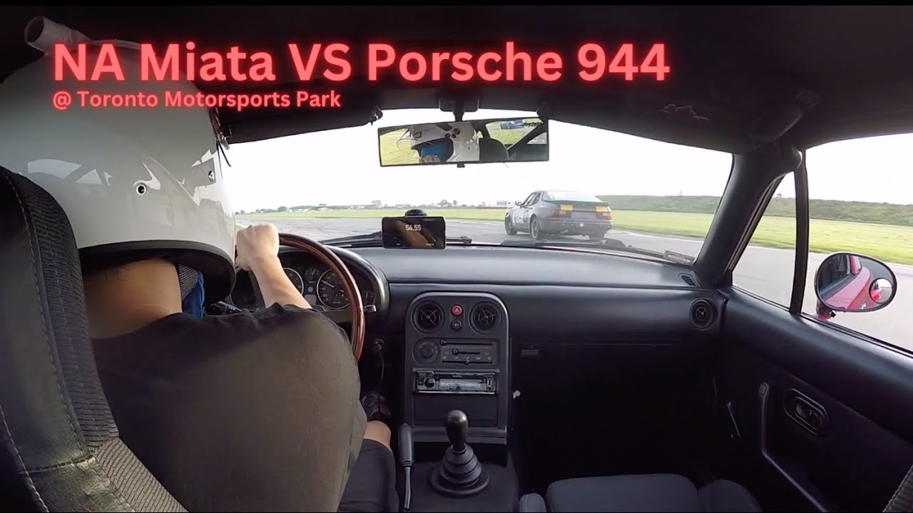 NA Miata vs Porsche 944- 1:29.18 - Toronto Motorsports Park