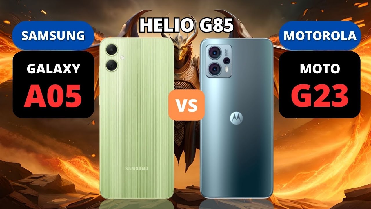 Samsung Galaxy A05 vs Motorola Moto G23 | Who is Better? | PHONE COMPARISON