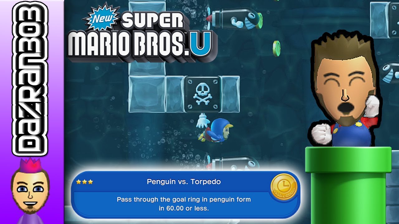 New Super Mario Bros. U Challenge Mode - TIME ATTACK - 