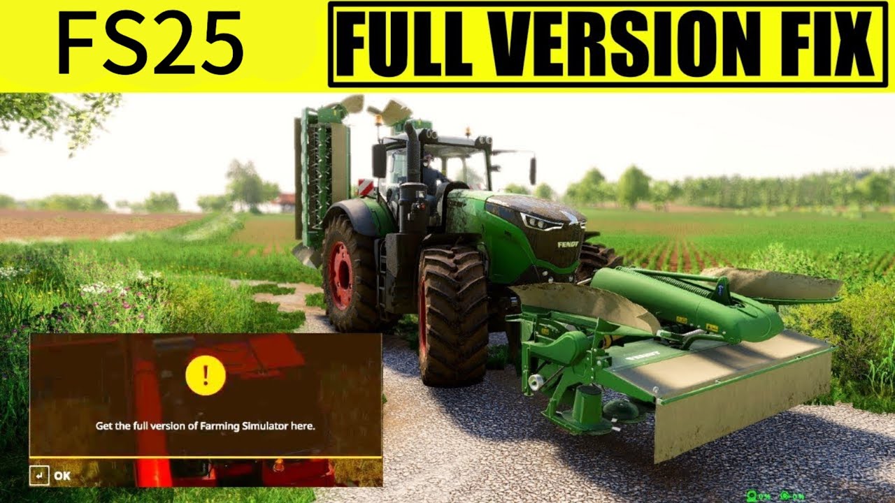 Farming Simulator 25 купить полную версию исправление ошибки | FS25