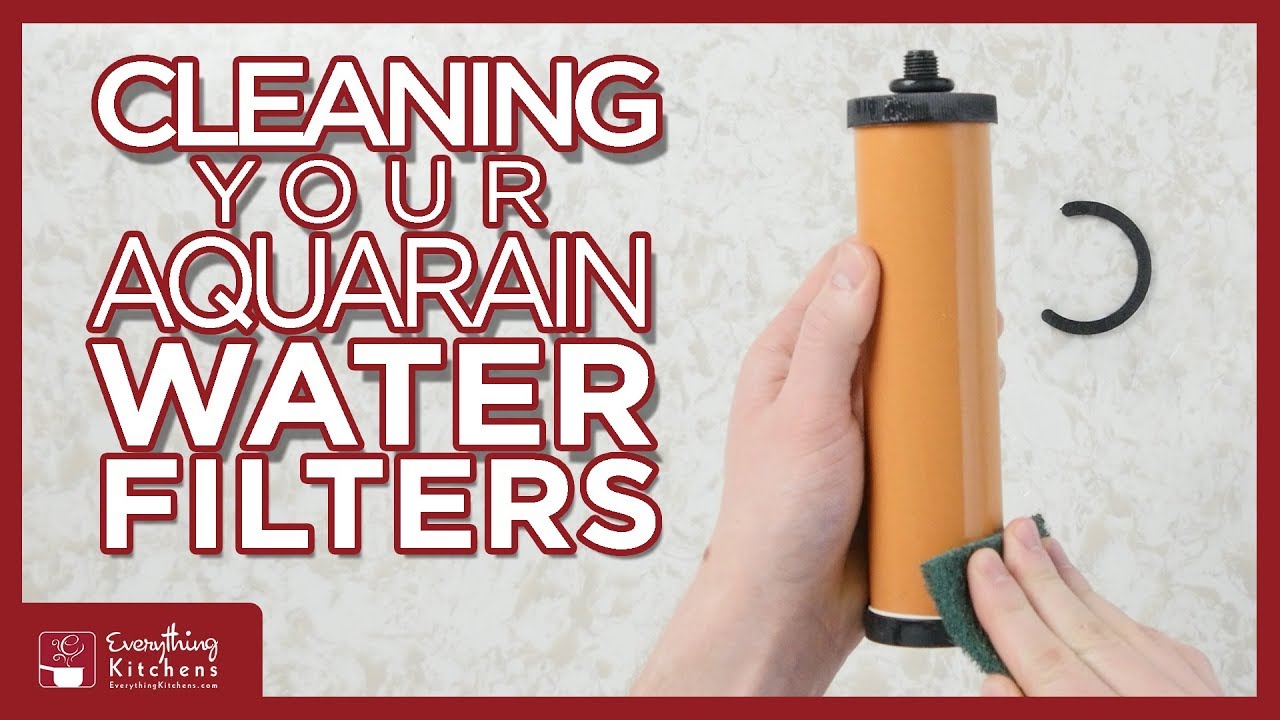 AquaRain 303 404 Cleaning Filters - How to Clean Water Filters for Aqua Rain