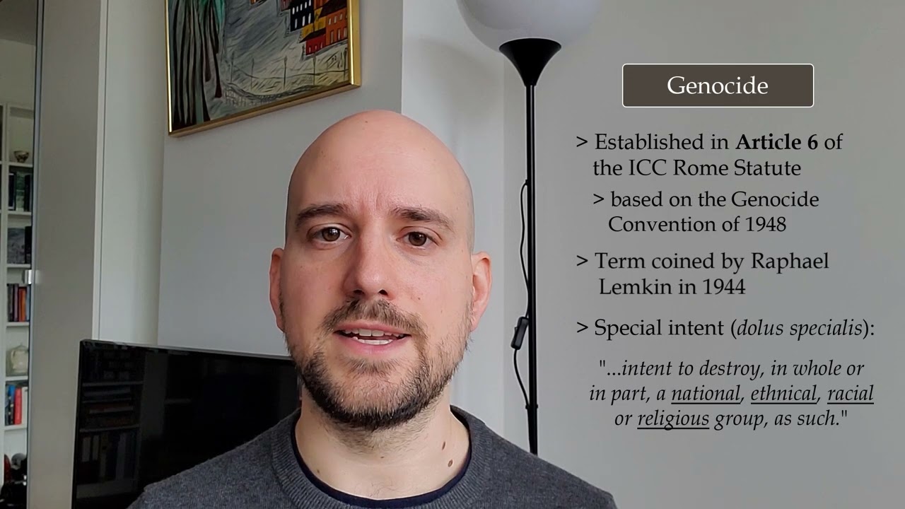 Elements of international crimes