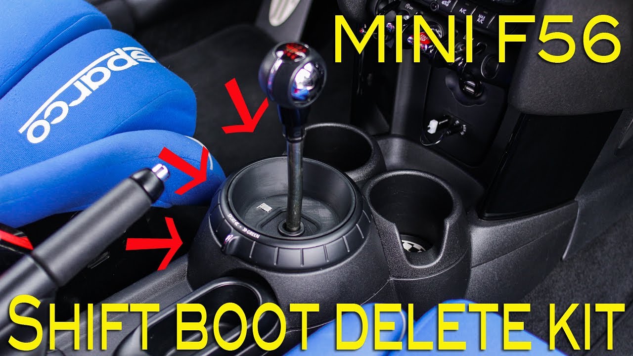 MINI F56 Shift boot delete Kit (Black Flag USA)