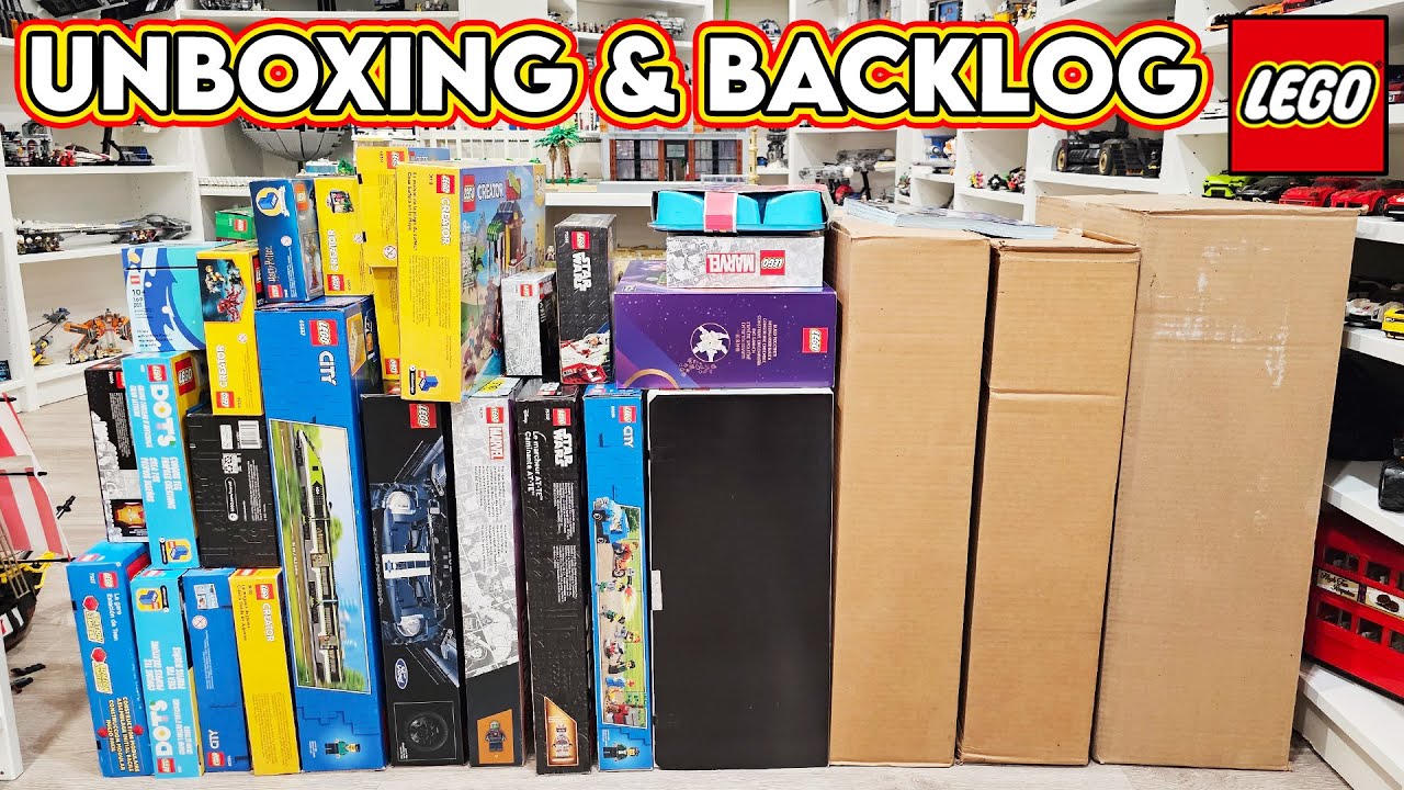 LEGO Unboxing & My Backlog VLOG