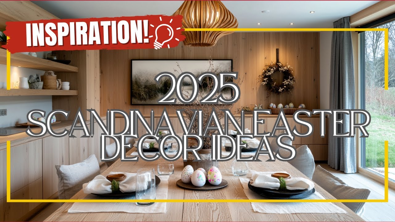 Cozy Scandinavian Easter Decor Ideas for Small Apartments