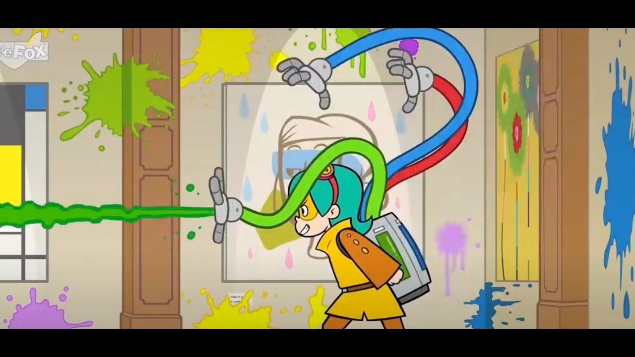 Rocket girl and Squid kid  3- 4 /with vocabulary definitions | littlefox|