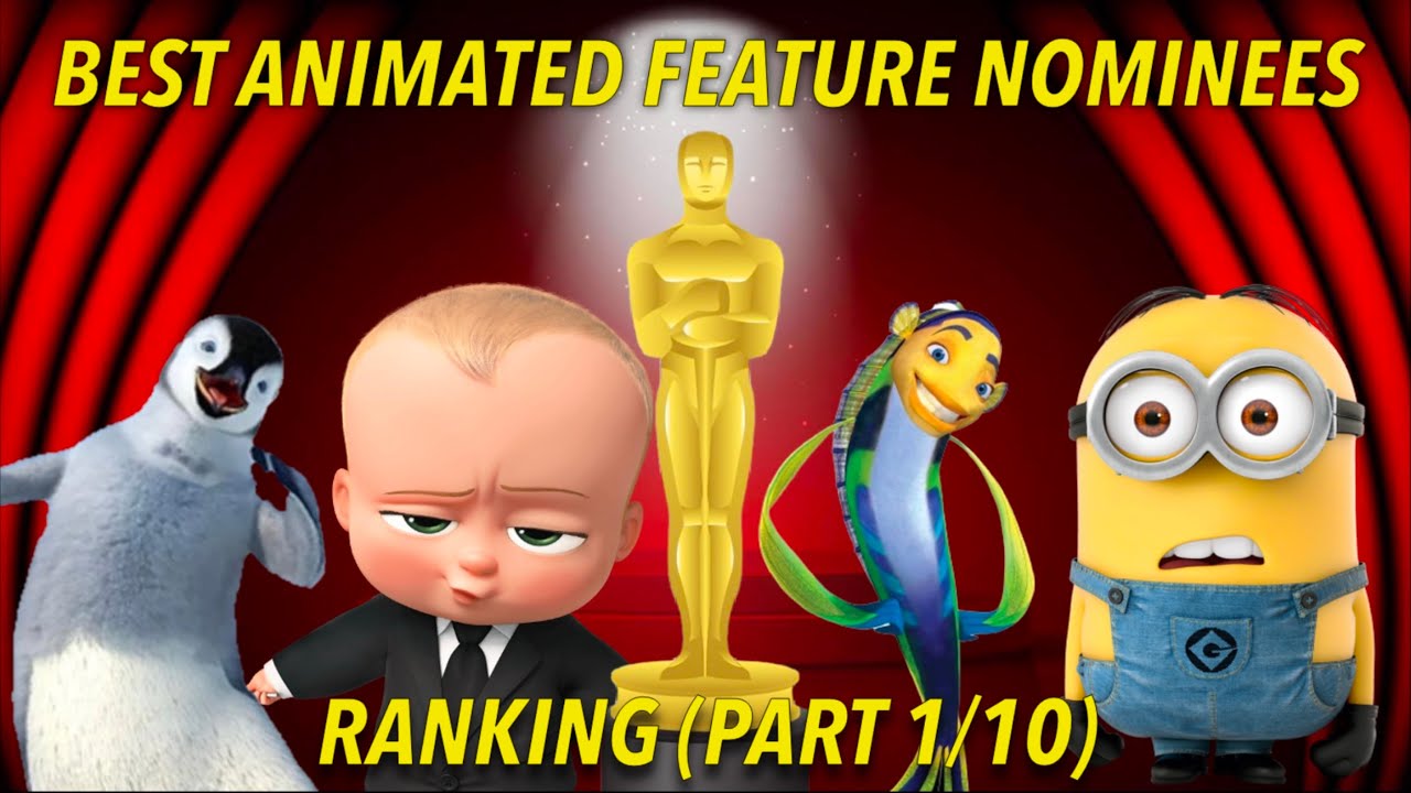 EVERY Best Animated Feature Nominee RANKED: Part 1 (104-91)