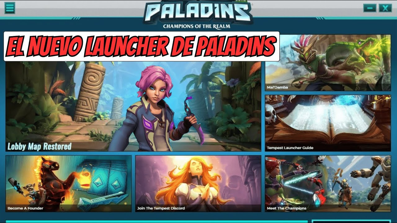 Paladins se Salvará Así - Paladins Tempest Launcher