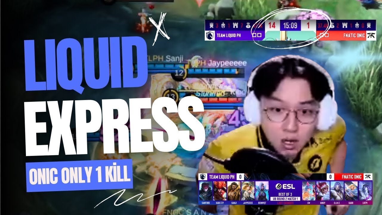 LIQUID EXPRESS IS BACKK!!?? ONIC ONLY GOT 1 KILL AGAINST LIQUID?? Liquid Echo Vs Fnatic Onic Game 1
