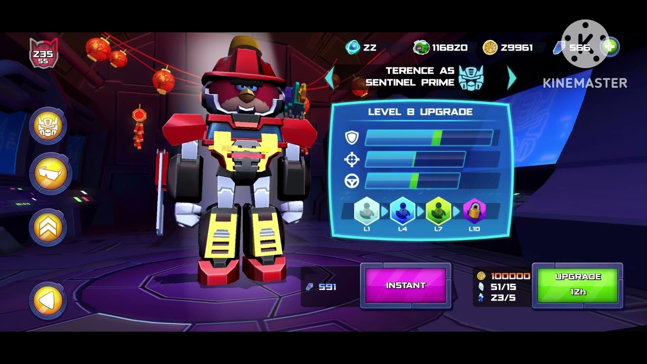 My Angry Birds Transformers character collection as of this moment.