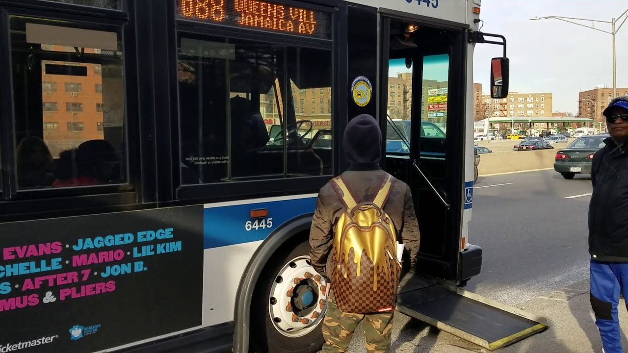 MTA New York City Bus: 2004 Orion VII OG HEV Bus 6445 On The Q88 At Horace Harding Expwy. & 99th St.