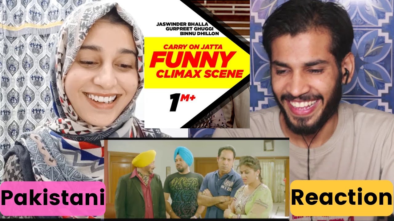 Pakistani React on Carry On Jatta Movie Scene : Binnu Dhillon | Jaswinder Bhalla | Gurpreet Ghuggi