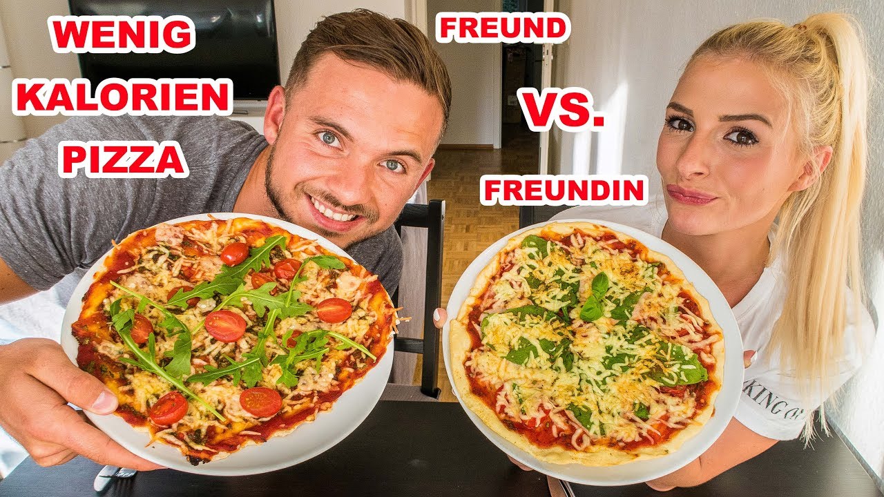 Die kalorienärmste Pizza der Welt | Freund gegen Freundin CHALLENGE