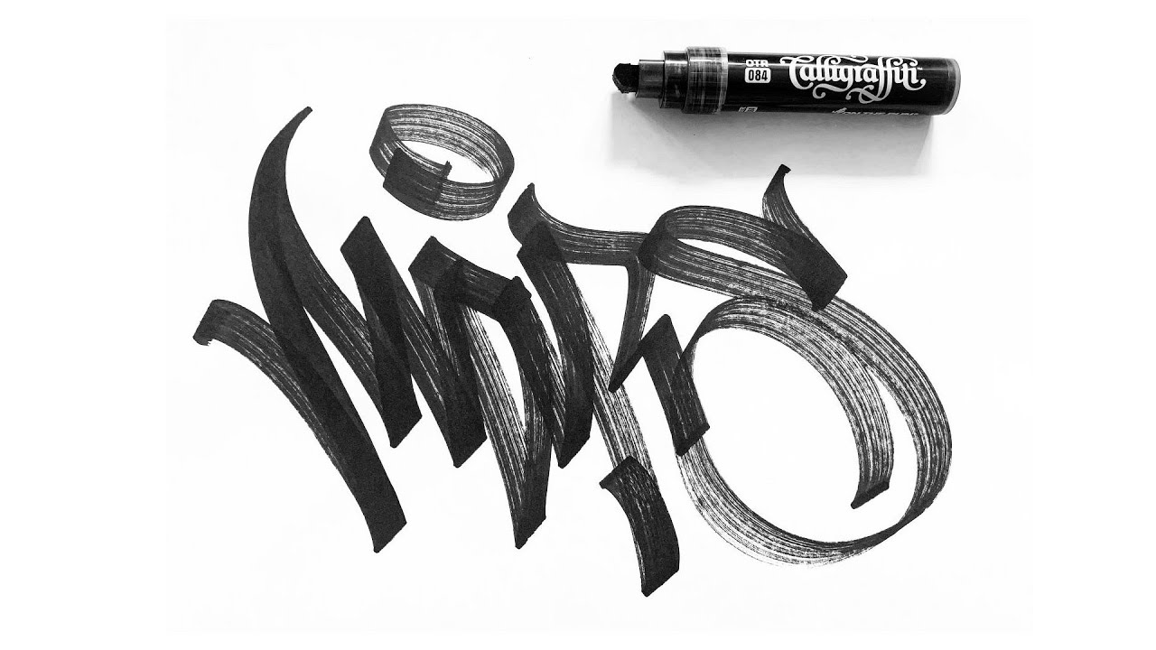 Graffiti Handstyles - Writing with different markers