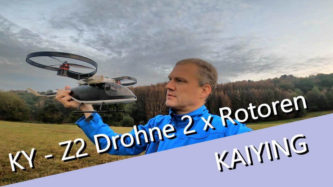 KY-Z2 Flugtest der GPS Drohne mit 2 Rotoren - Fliegt das Ger&auml;t ordentlich? 