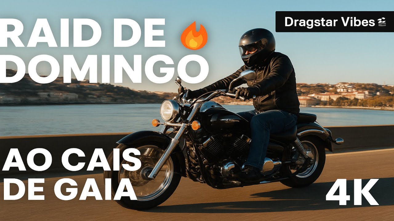 🏍️ Raid de Domingo ao Cais de Gaia | Estrada, amizade e boa música 🎶🔥