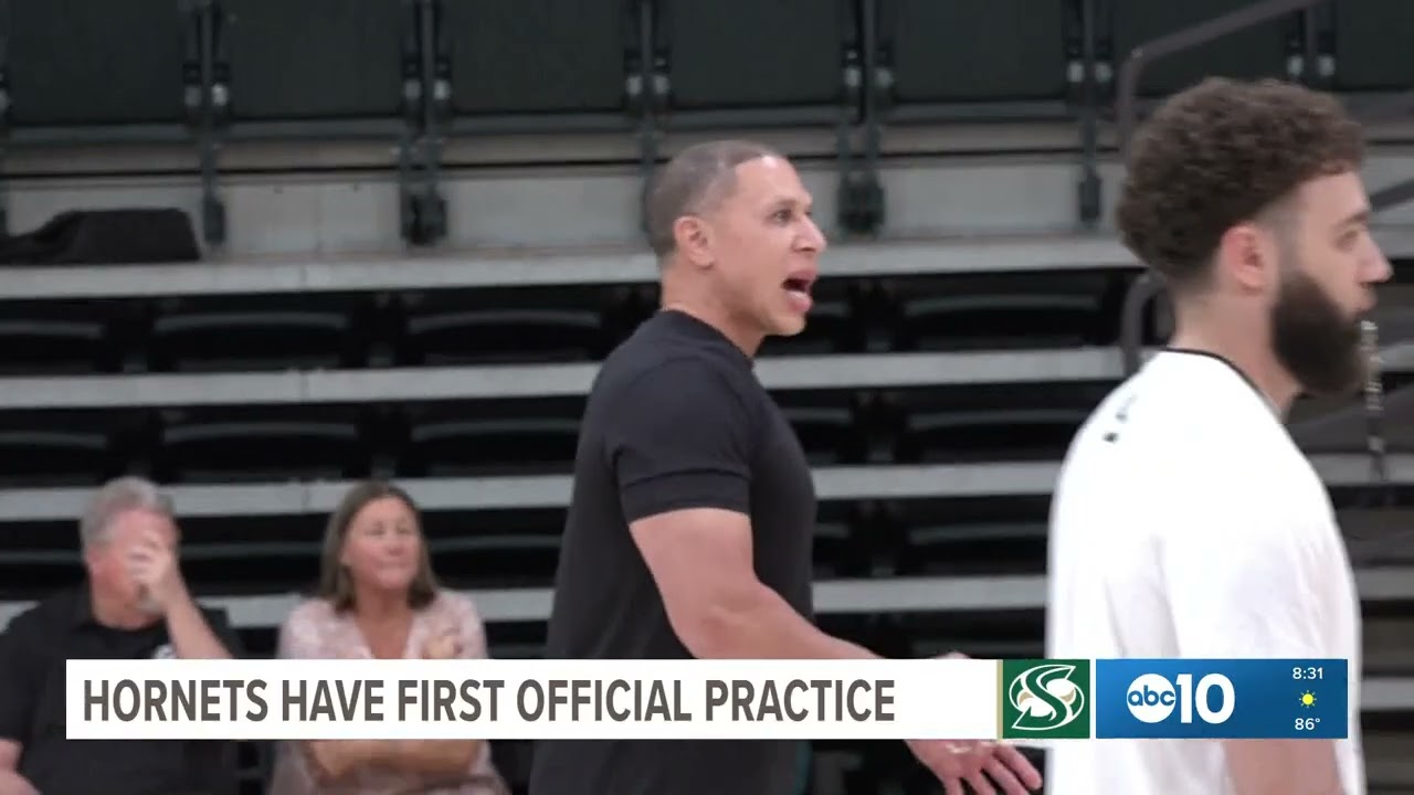 Sacramento State Men's Basketball program holds first official practice