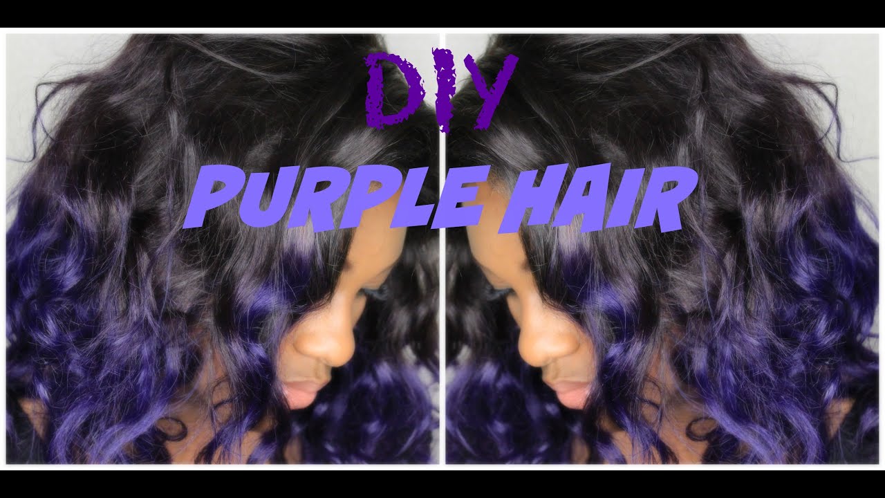 DIY | Purple Rage Ombre Haircolor | MsJazzy2Classy