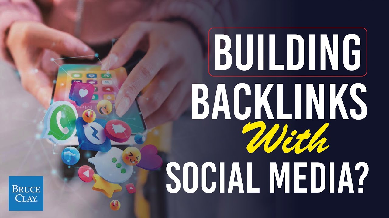 What are tactics for building backlinks through social media?
