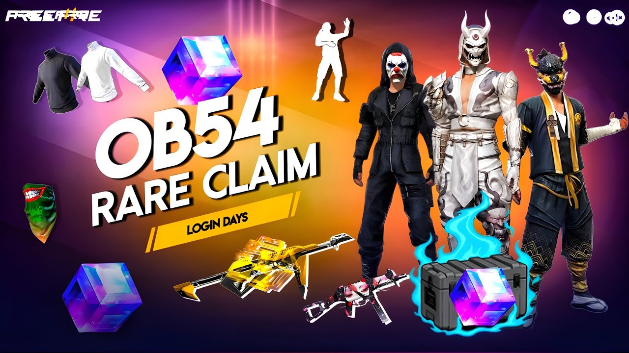 Ob54 Update Free Fire 🤯🥳| new blood moon bundle | free fire new event | ff new event 