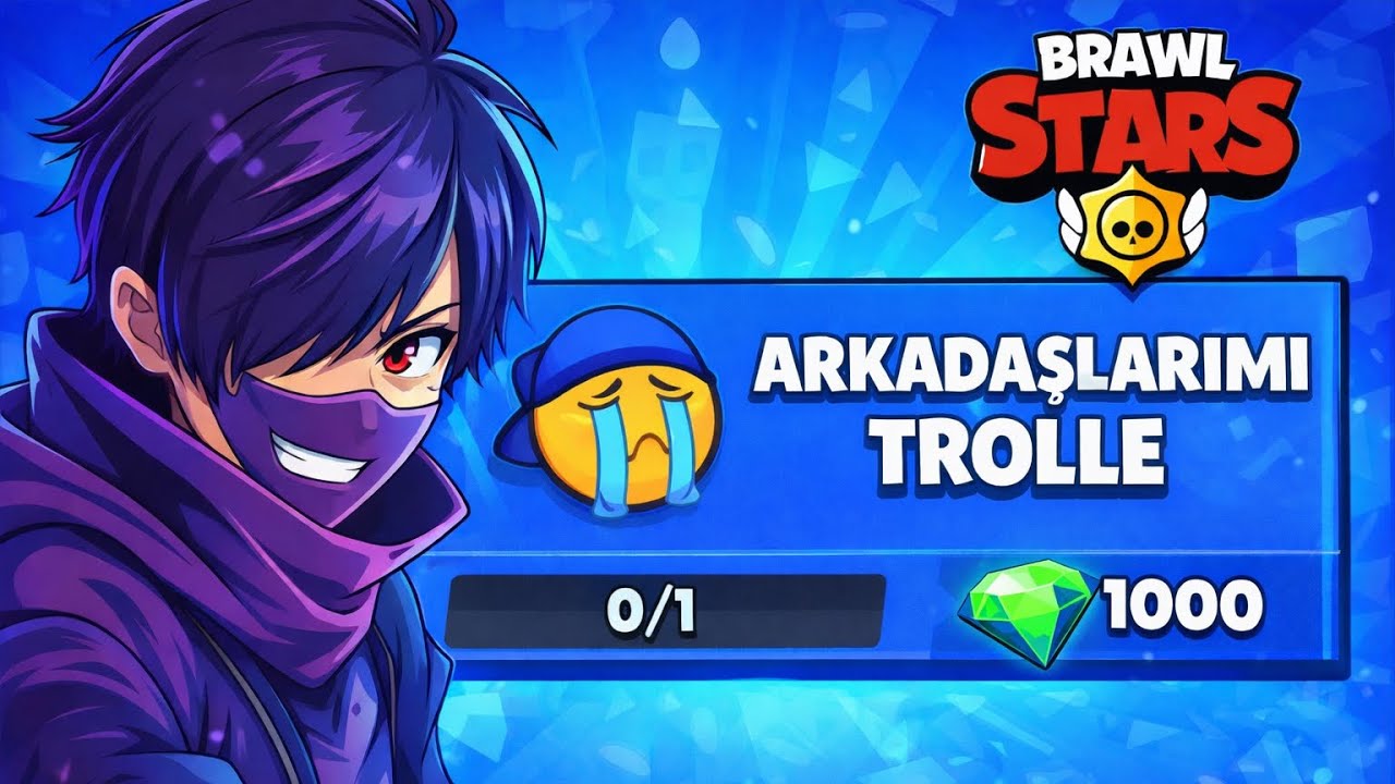 Arkadaşlarımı Bilerek Eksiye Ettim… 😈 | Brawl Stars Troll 