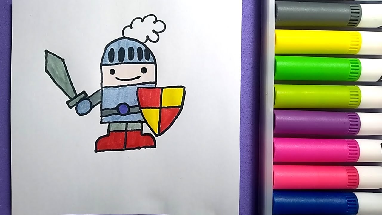 COMO DESENHAR UM GUERREIRO MEDIEVAL F&Aacute;CIL