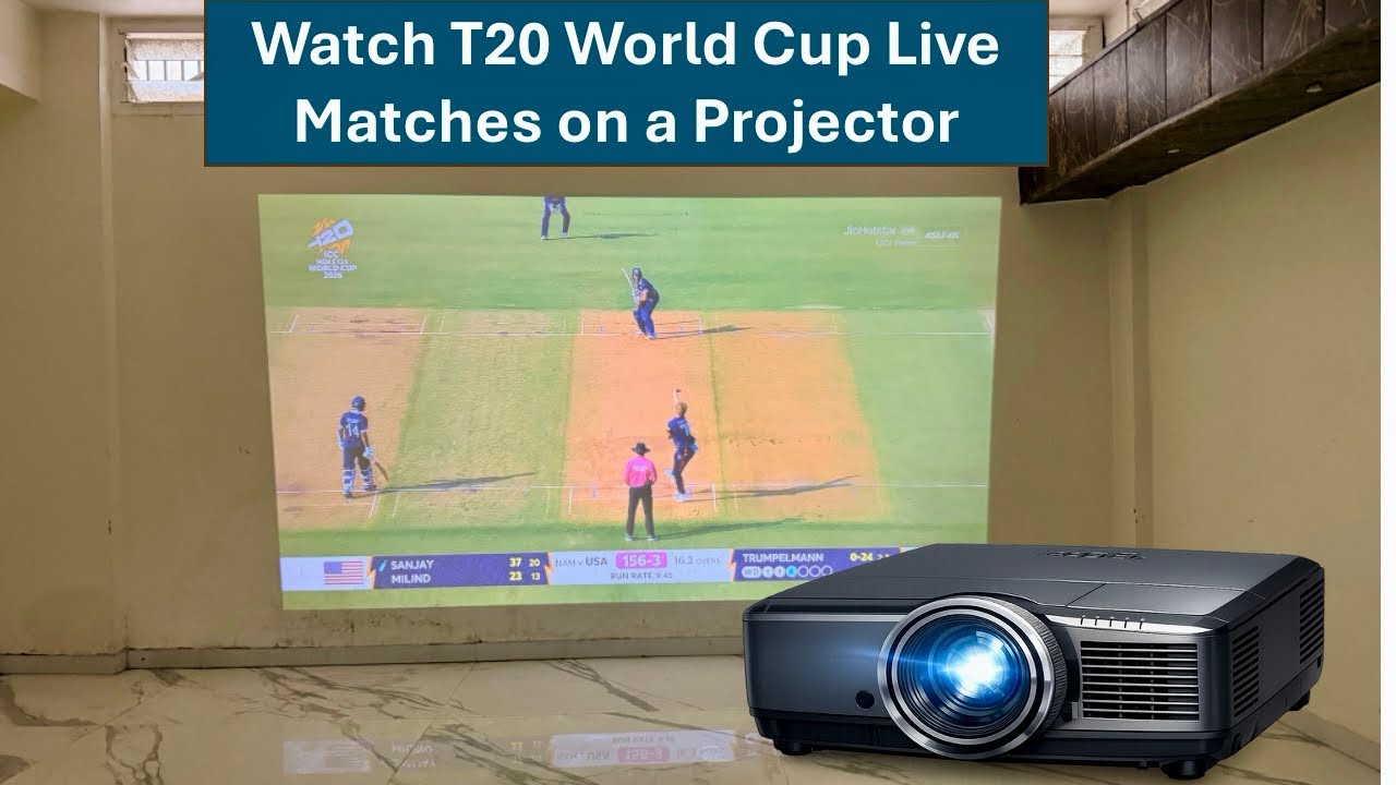 Как смотреть прямые трансляции матчей Чемпионата мира по T20 на проекторе