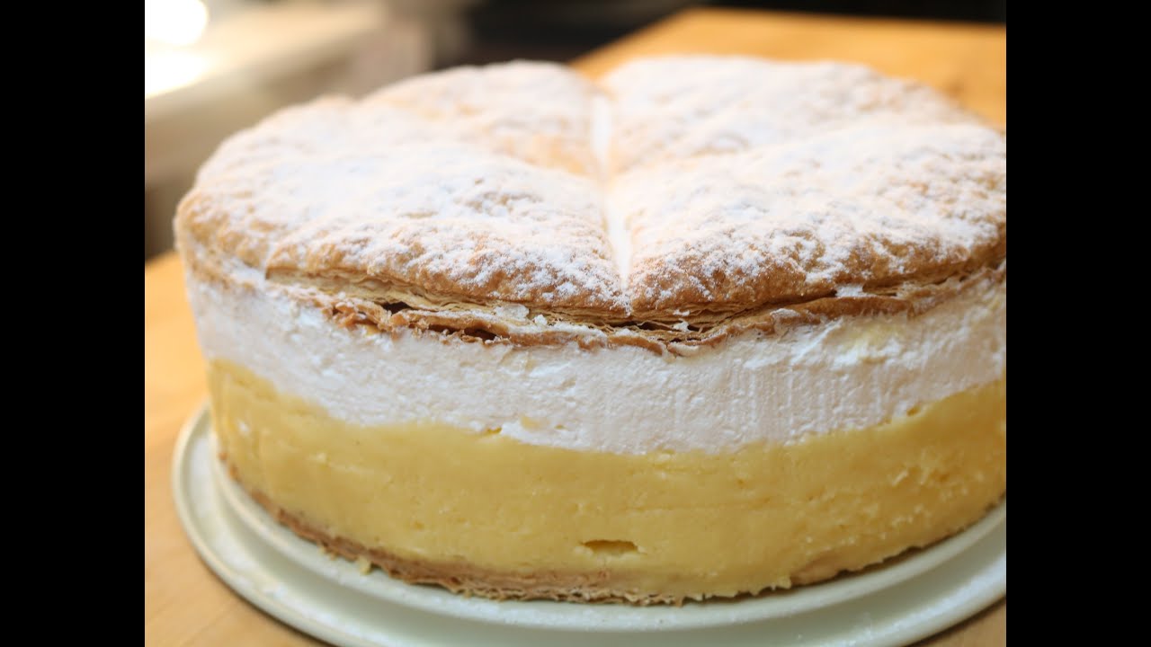 Kremšnita torta - IZVRSNA - krema s obrađenim jajima | How 2 Bake It |