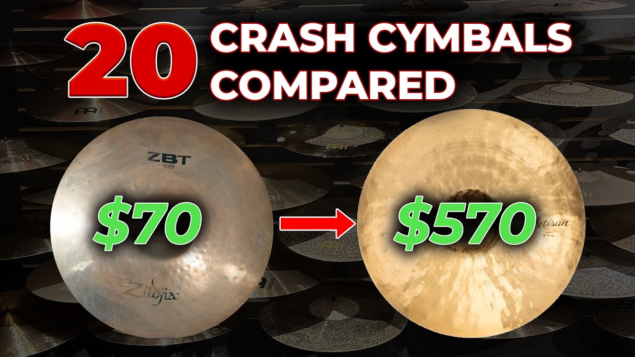 Сравнение 20 тарелок Crash — от 70 до 570 долларов