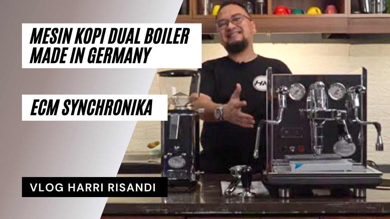 ECM SYNCHRONIKA MESIN ESPRESSO DUAL BOILER DARI GERMANY