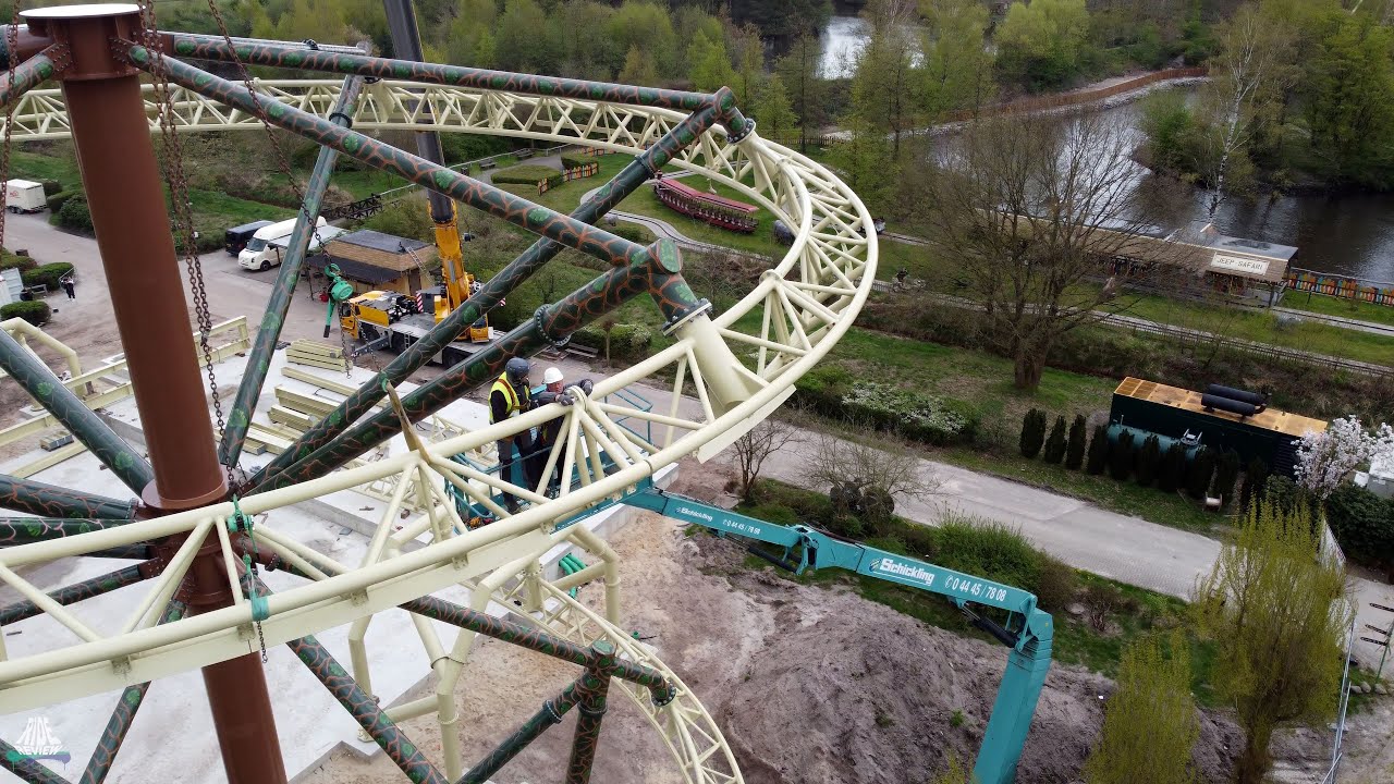 Gozimba Construction at Serengeti Park - RES (Ride Engineers Switzerland) - Air Loop