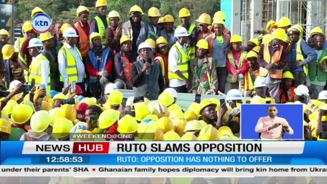 President Ruto slams opposition for lacking agenda