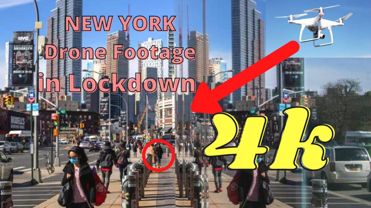 drone footage of new York in lockdown time 2020 || best drone footage