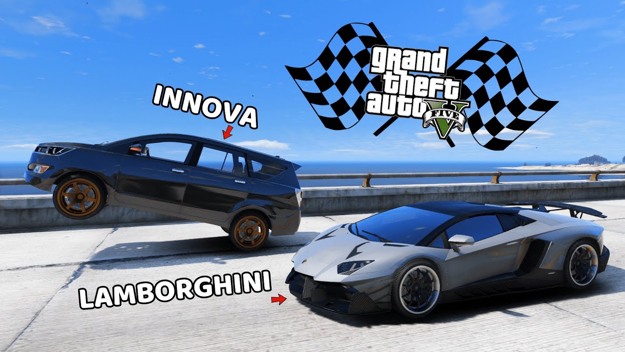 INNOVA IKUT DRAG RACE DI GTA 5  - GTA 5 MOD