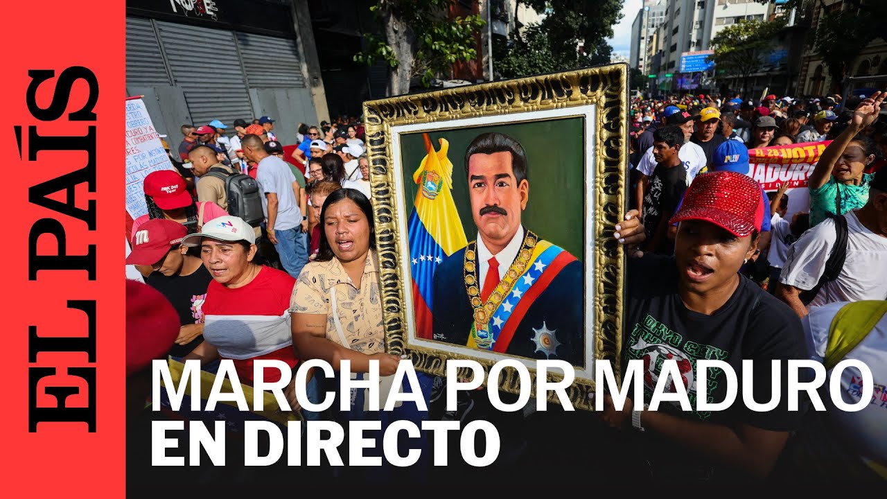 DIRECTO | Chavismo PROTESTA por la LIBERACIÓN y REGRESO de NICOLÁS MADURO y CILIA FLORES | EL PAÍS