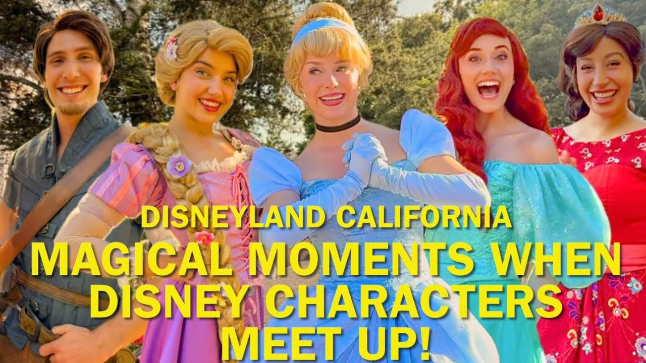 Ariel, Cinderella, Elena, Rapunzel & More Characters Meet Up: MAGICAL Moments at Disneyland #disney 