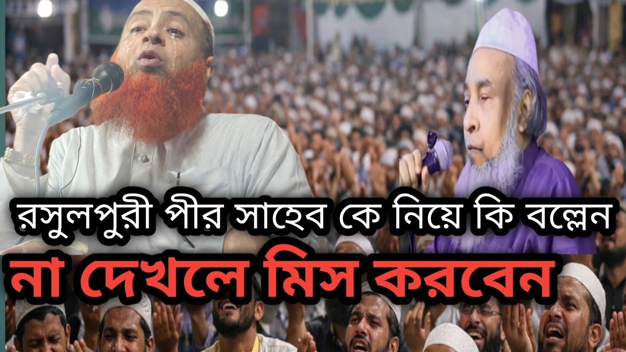 রসুলপুরী পীর সাহেবকে নিয়ে কেমন কথা বললেন মাওলানা মোতালিবুর রহমান সাইফি | না দেখলে মিস করবেন | 