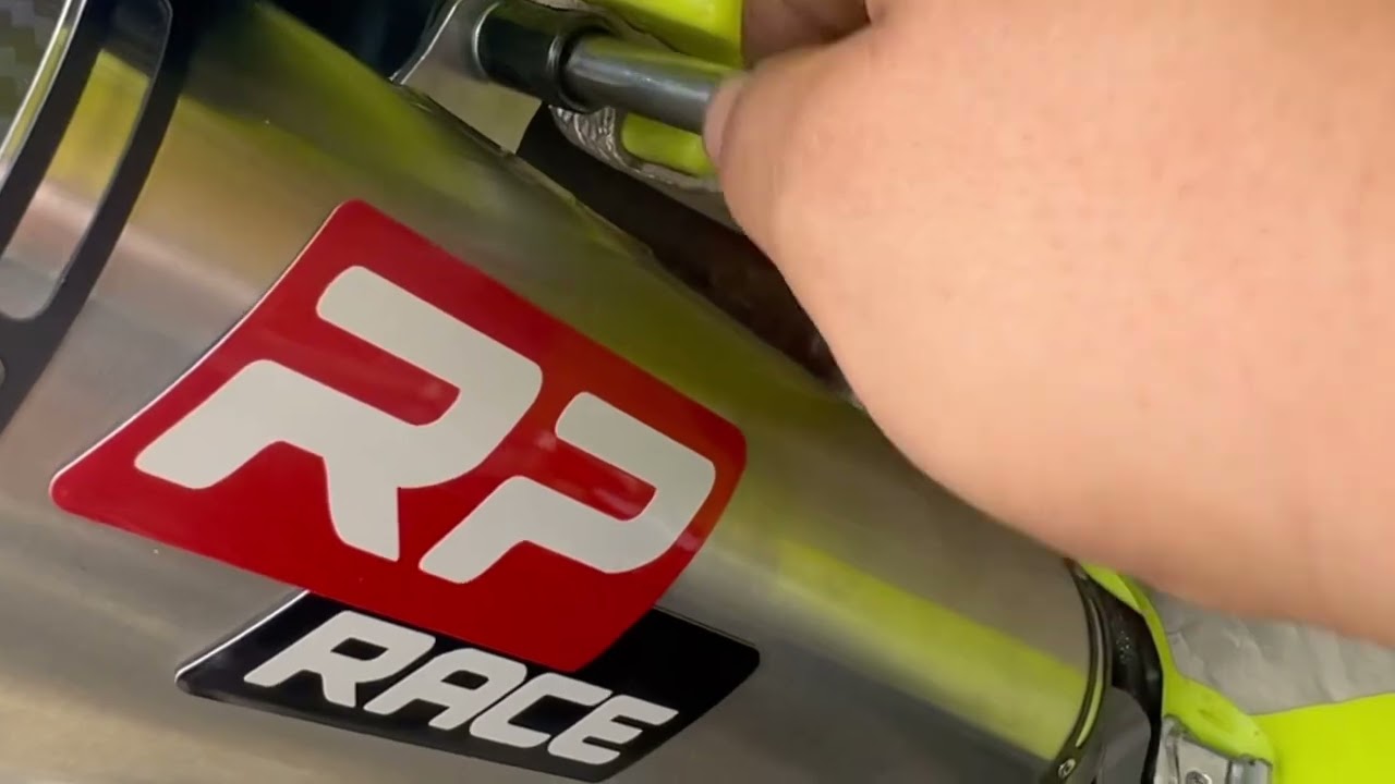 How to install exhaust on 2020 yfz450r