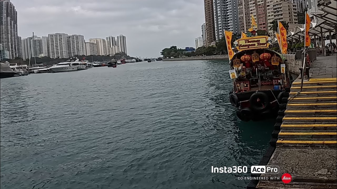Testing Insta 360 Ace Pro on a Run (1080p) Aberdeen➡️Ap Lei Chau