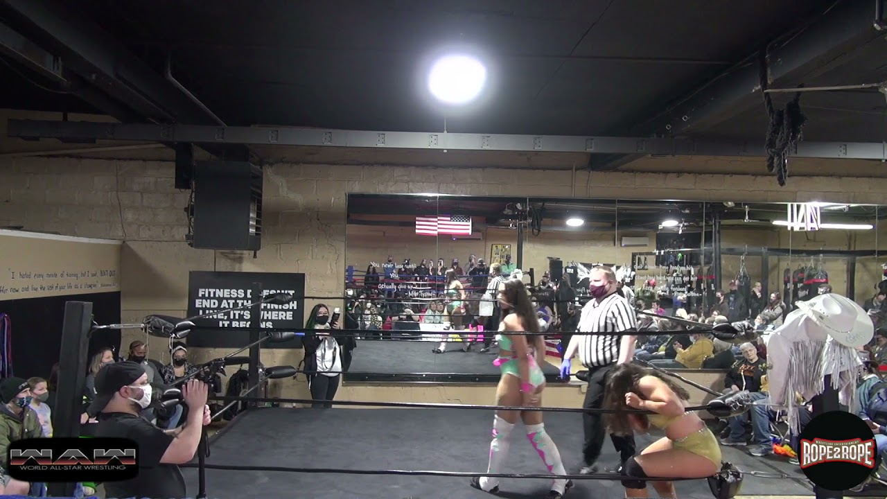 WAW Shamrock Mayhem 3/06/21 Scranton, PA. Cowgirl Glam vs. Brightest Star Skyler Orion