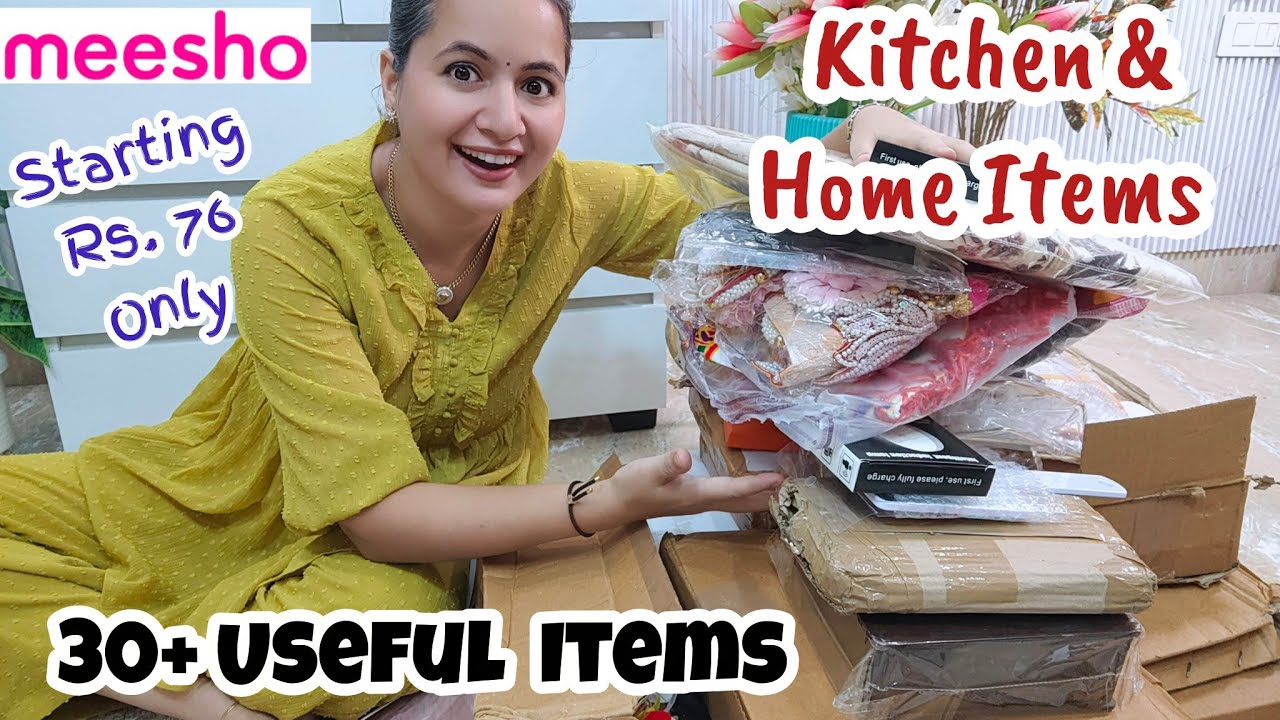 *30+ Items* Meesho Home & Kitchen Items | Home Decor, Home Essentials & Kitchen Items | Neema's Talk