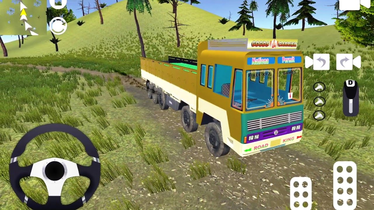 Ashok Leyland Loaded Truck Crazy Off-Road Driving : Indian Truck Simulator 3D : Android Gameplay
